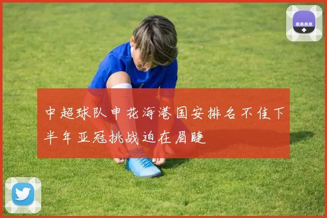 中超球队申花海港国安排名不佳下半年亚冠挑战迫在眉睫
